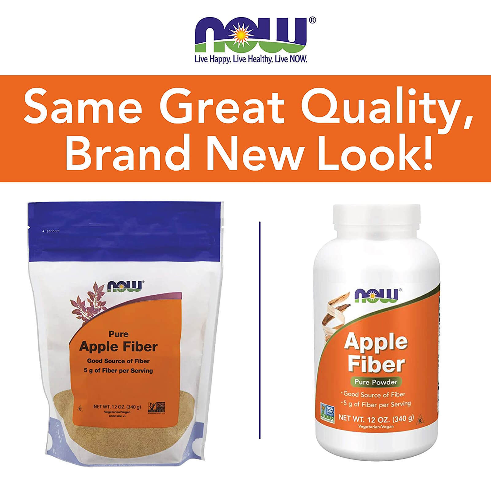 NOW FOODS Apple Fiber Powder 12 oz