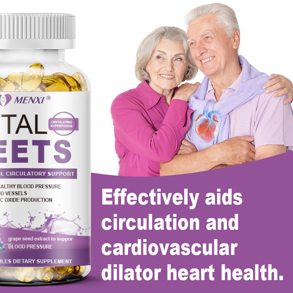 Total Beets Circulation Superfood Beet Root Capsules – Blood Pressure Support