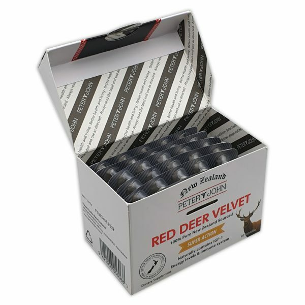 Peter & John New Zealand Red Deer Velvet 60 Capsules
