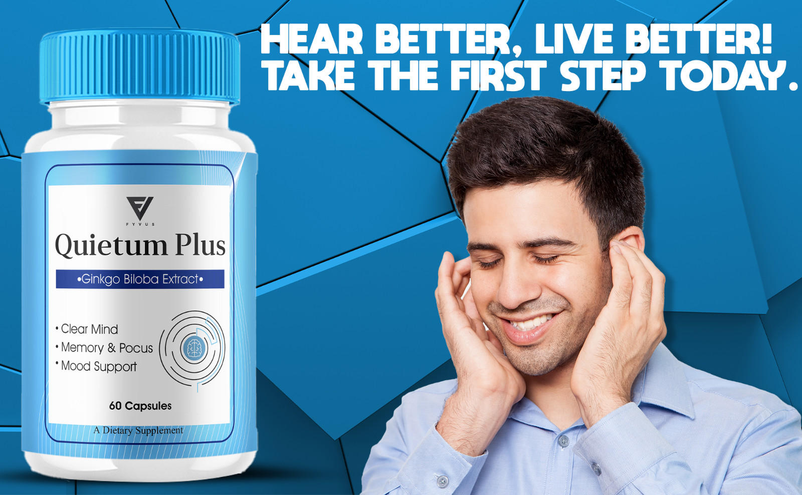 (3 Pack) Quietum Plus, Quietum Advanced Tinnitus Support (180 Capsules)