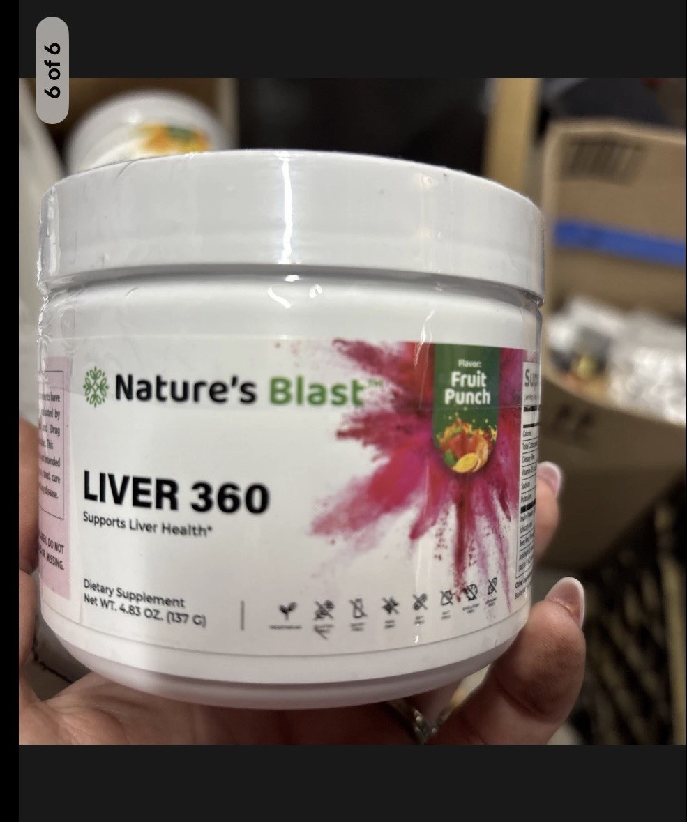 Nature’s Blast Liver 360 Fruit Punch Flavor 4.83 oz. New/Sealed!