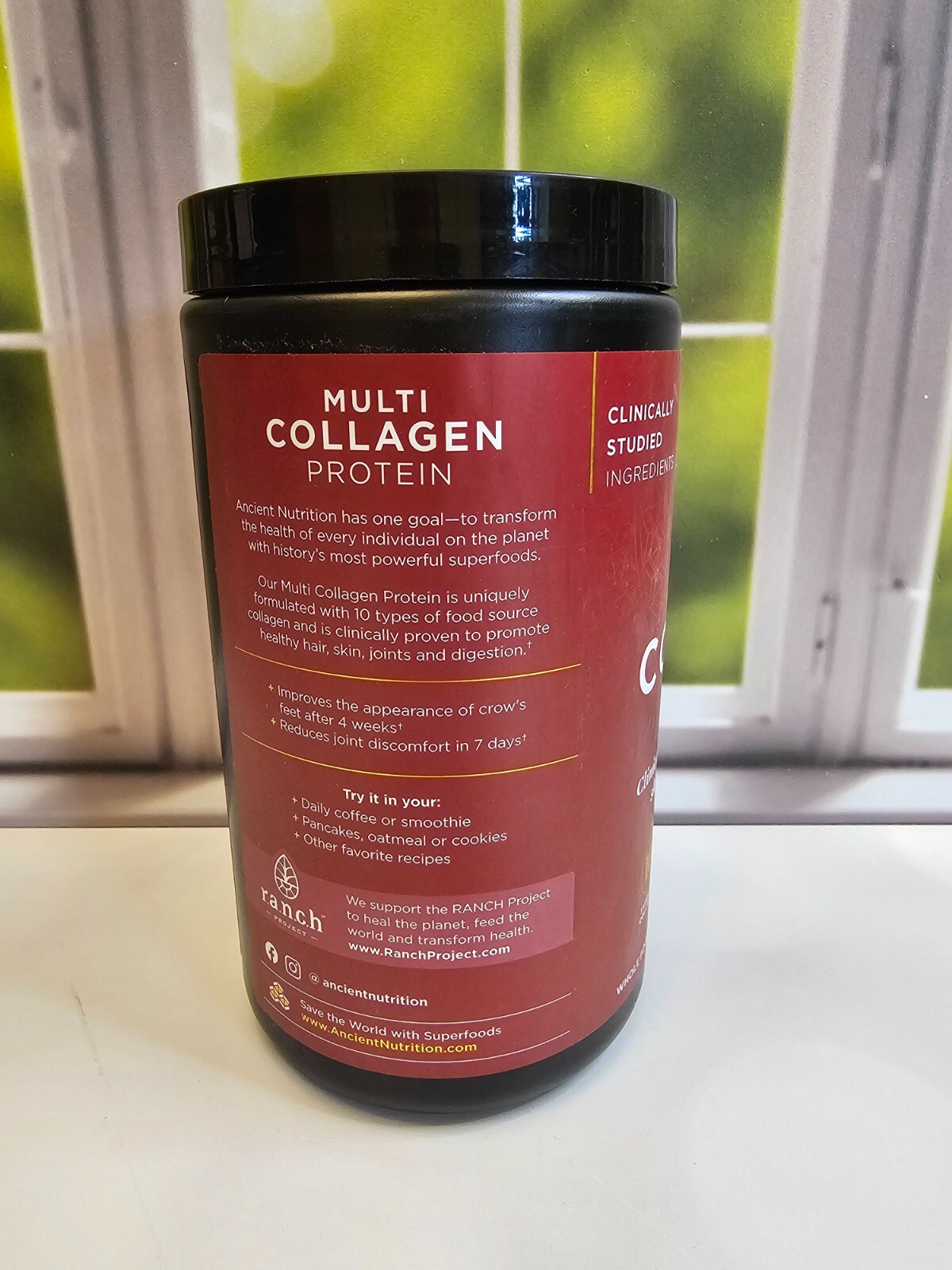 Ancient Nutrition Multi Collagen Protein 8.6 oz Exp 02/2027 24 Servings New