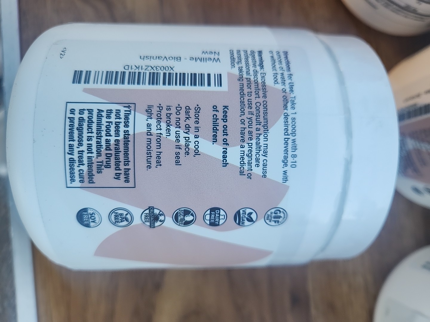 WellMe Biovanish Shake Powder Weight Loss Control 6.9oz Exp 4-26