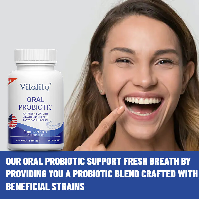 ORAL PROBIOTIC FORFRESH SUPPORTS BREATH&ORAL HEALTH 1 BILLION CFUS LACTOBACILUS