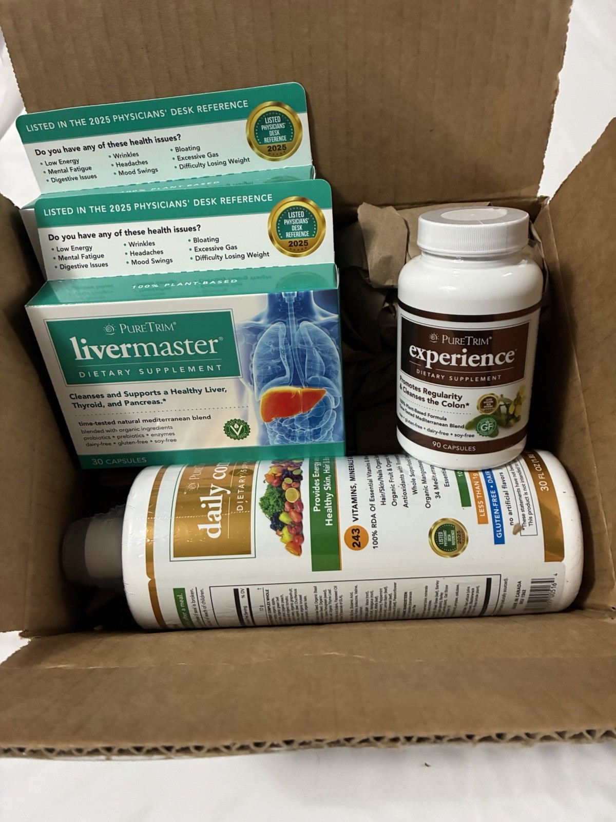 PureTrim LiverMaster 30-Day Cleanse Starter Pack Daily Complete Experience New