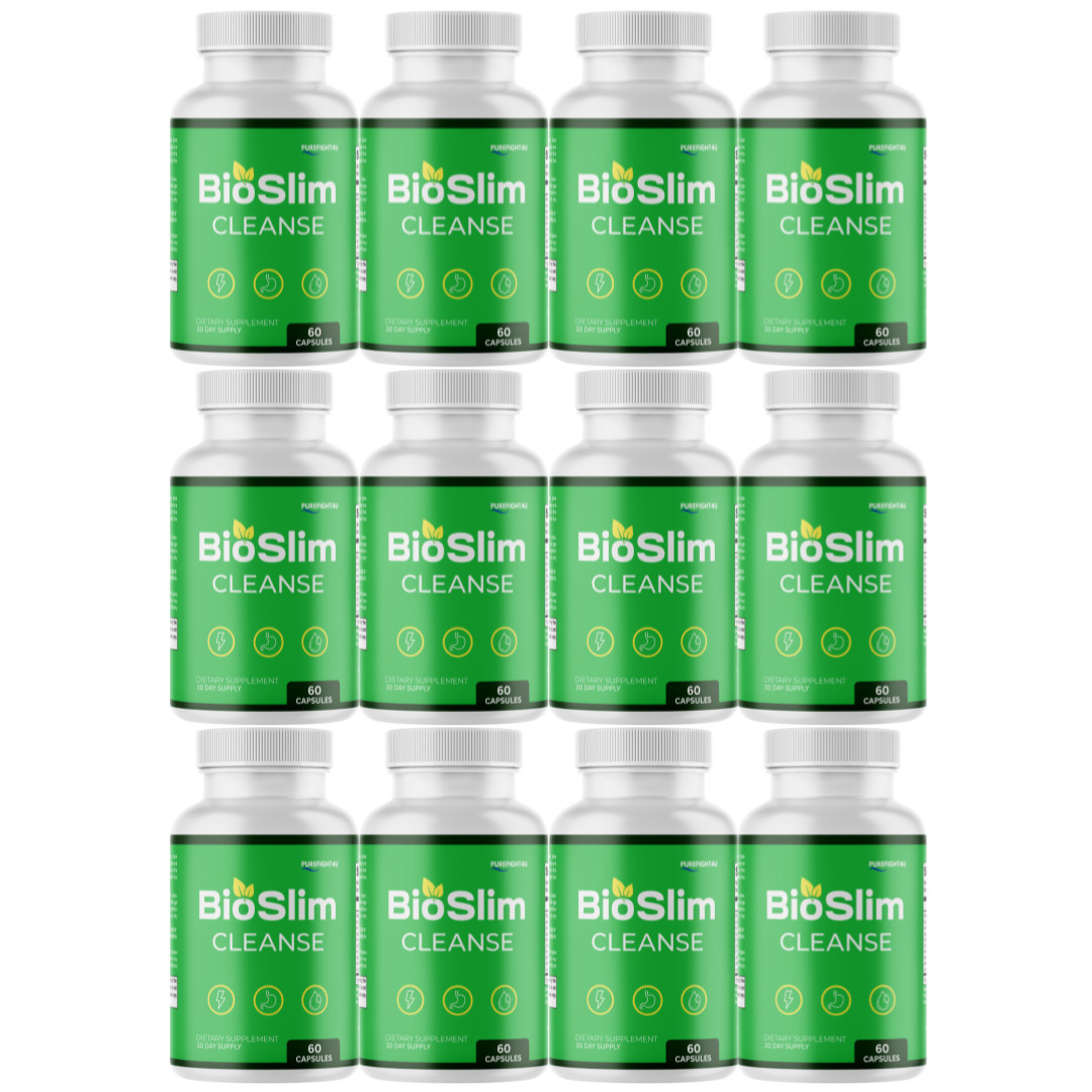 Bio Slim Cleanse Advanced Defense Formula Dietary Supplement – 12 Bottles