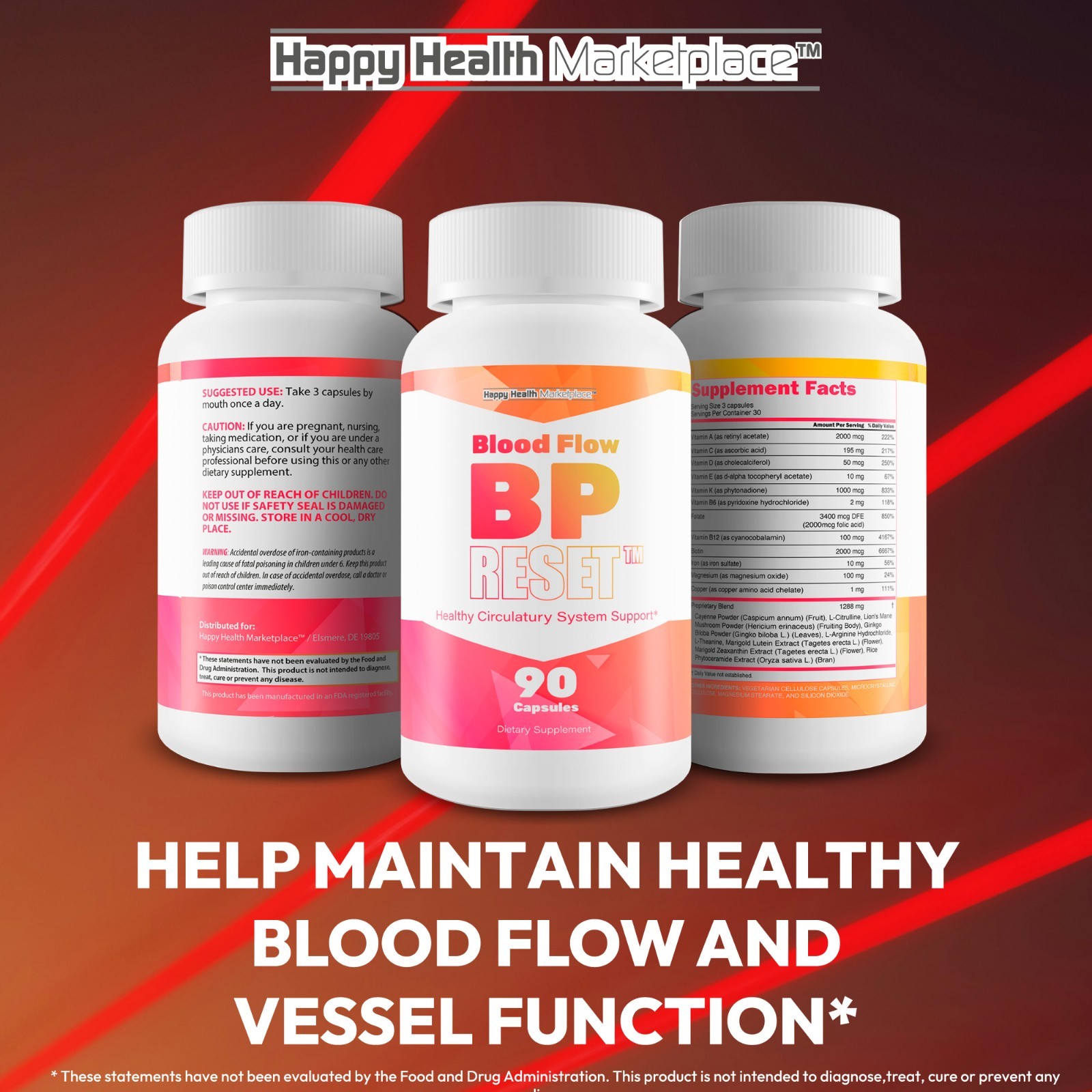 BP Reset – Our Best Circulation Support Pressure Supplement – BP Support