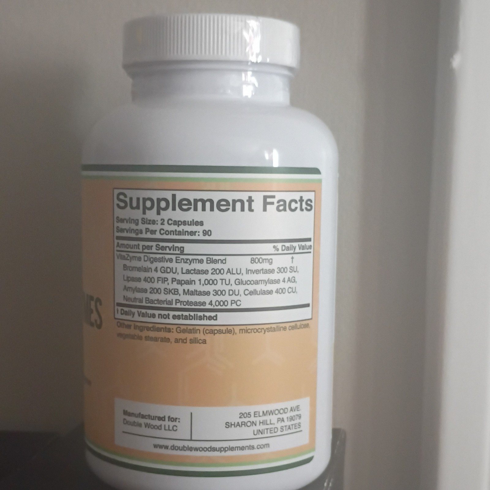 Double Wood Supplements Essential Digestive Enzymes 800mg Digestive Support 180…