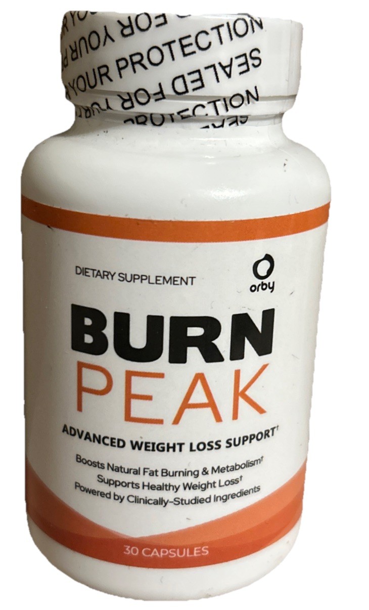 Burn Peak Weight Management | Metabolism & Energy Support Formula 30 Capsules