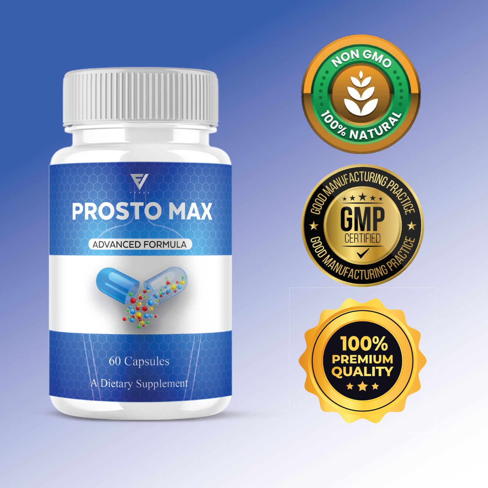 (3 Pack) Prosto Max Prostate Capsules, ProstoMax Overall Health (180 Capsules)
