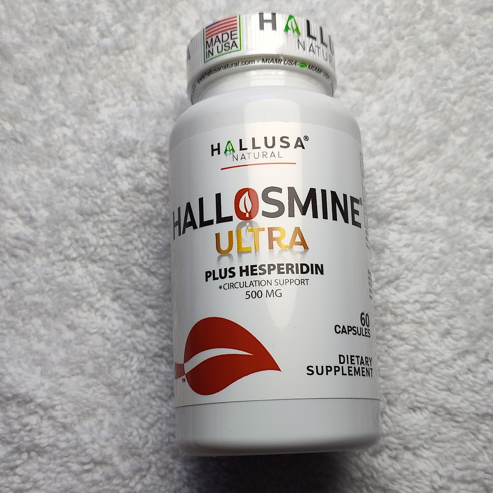 Hallusa Natural Hallosmine Ultra Plus Hesperidin 500mg 60 Capsules Support