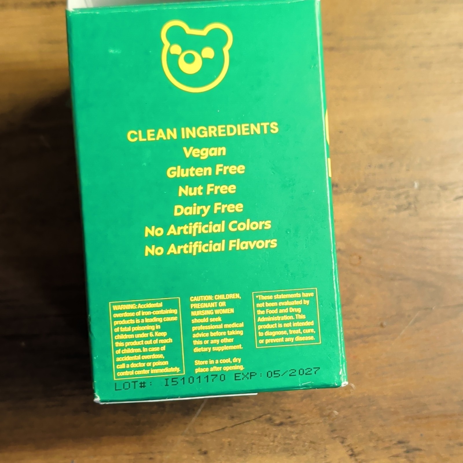 grüns Superfoods Greens Gummies Sugar-Free Vegan Gluten-Free 12 Daily Packs