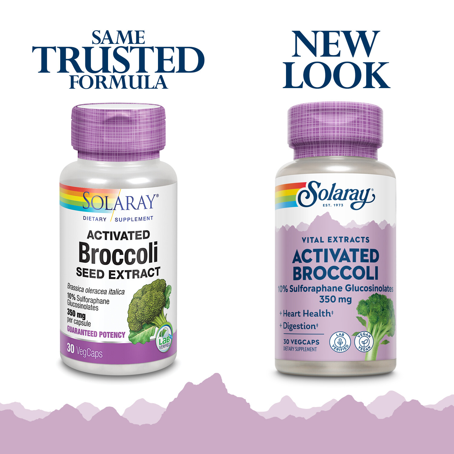 Solaray Activated Broccoli Seed Extract 350 mg | 30 VegCaps