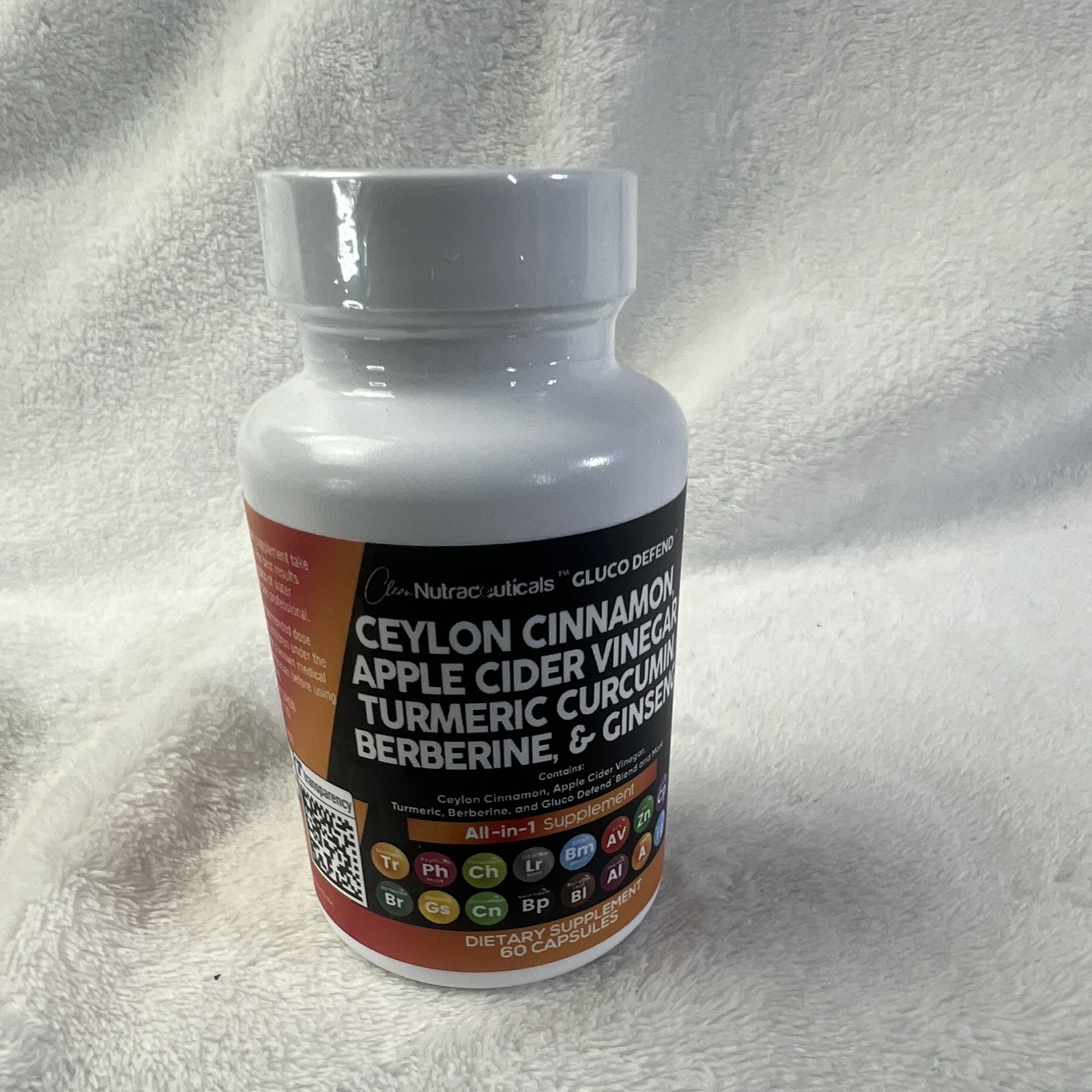 Clean Nutraceuticals Gluco Defend Blood Sugar Support 60 Caps EXP 08/2026