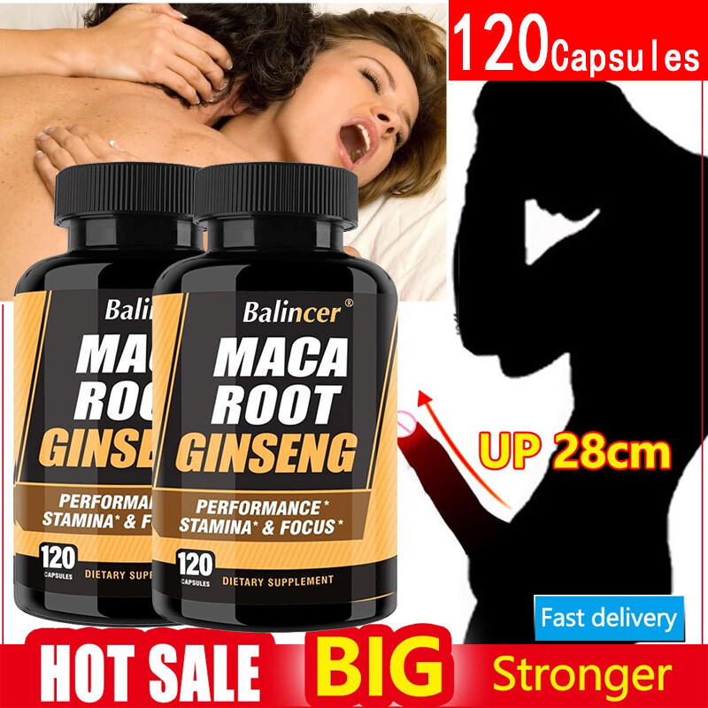 Maca Compound: Maca Root + Ginseng Extract Natural High Quality