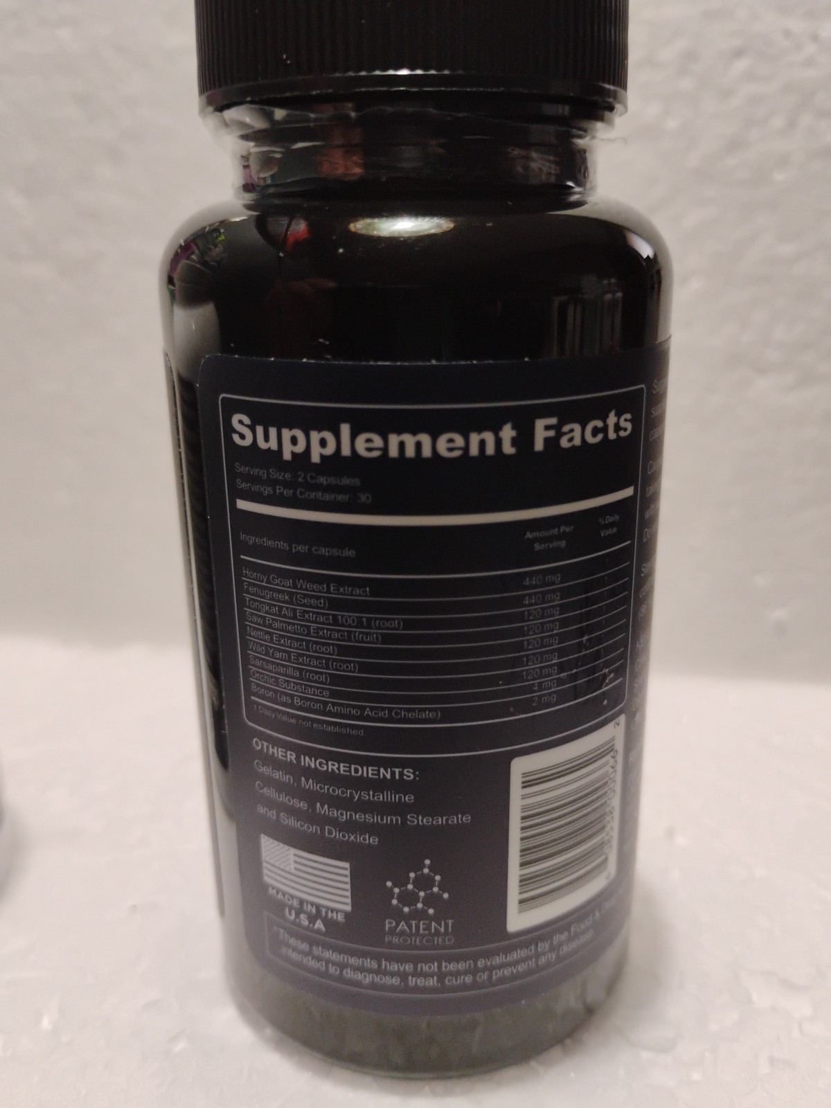 Ageless Male Hair Growth Supplement 60 Softgels Exp 12/2026 & Rex Test Booster