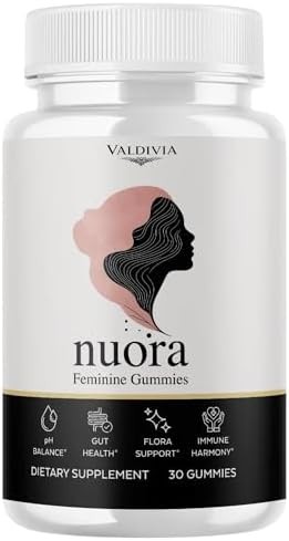 Valdivia Feminine Balance 30 Gummies Daily Wellness Supplement Made in USA