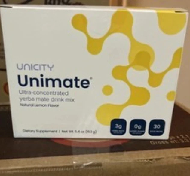 Unicity Unimate Lemon Flavor Packs – 30 Count