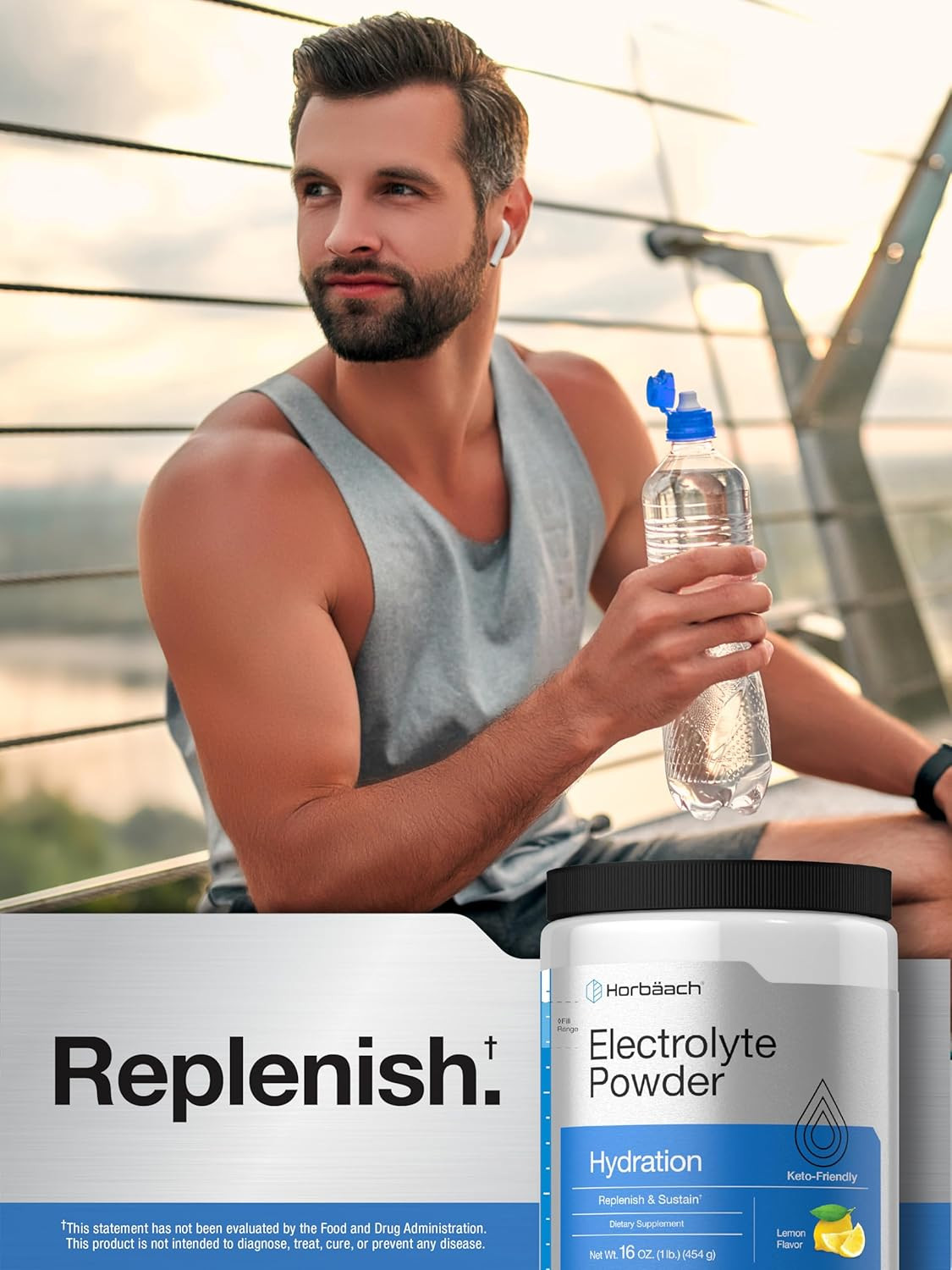Electrolytes Powder | 16 Oz | 130 Servings | Hydration Supplement | Vegetarian |