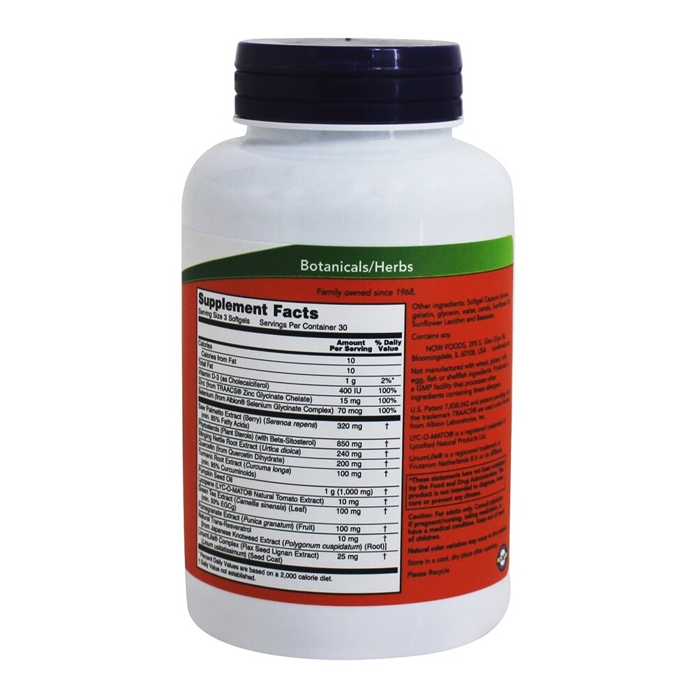 NOW Foods Prostate Health Clinical Strength, 90 Softgels