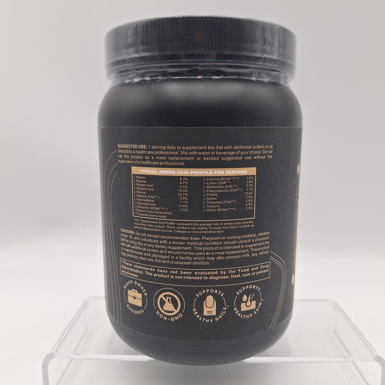 Black Girl Collagen Peptides Powder Dietary Supplement EXP 06/2027