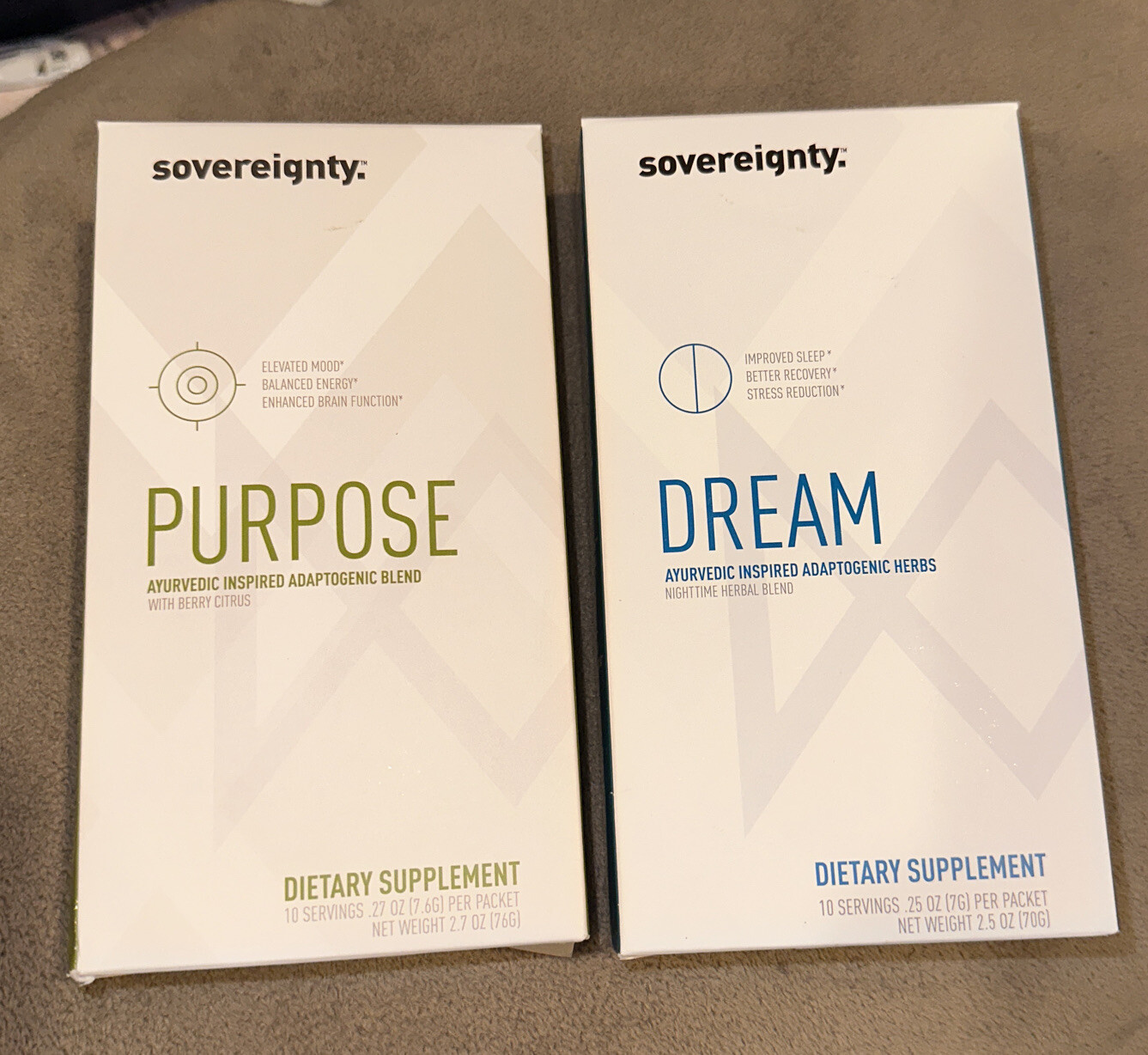 Sovereignty 1-pc Dream + 1-pc Purpose Dietary Supplement