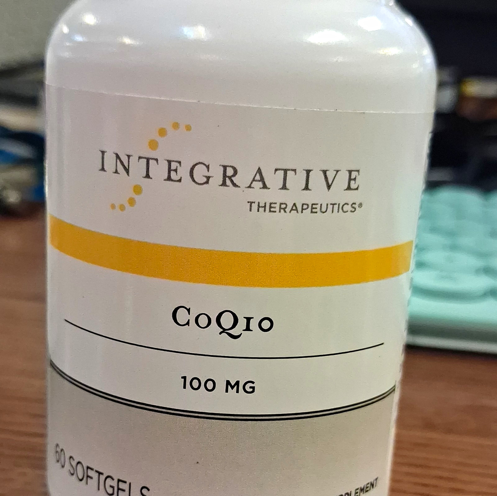 Integrative Therapeutics CoQ10 100 mg Dietary Supplement, 60 Softgels
