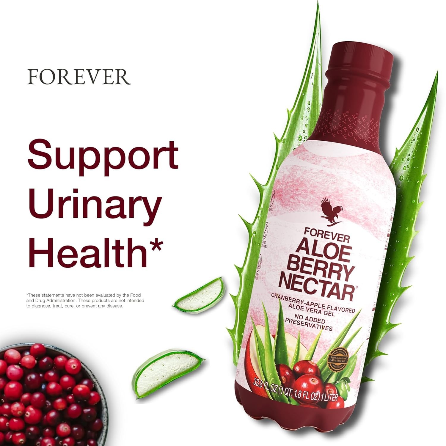 2x Forever Living Berry Nectar 33.8 fl oz Aloe Vera Gel – **Free Shipping**
