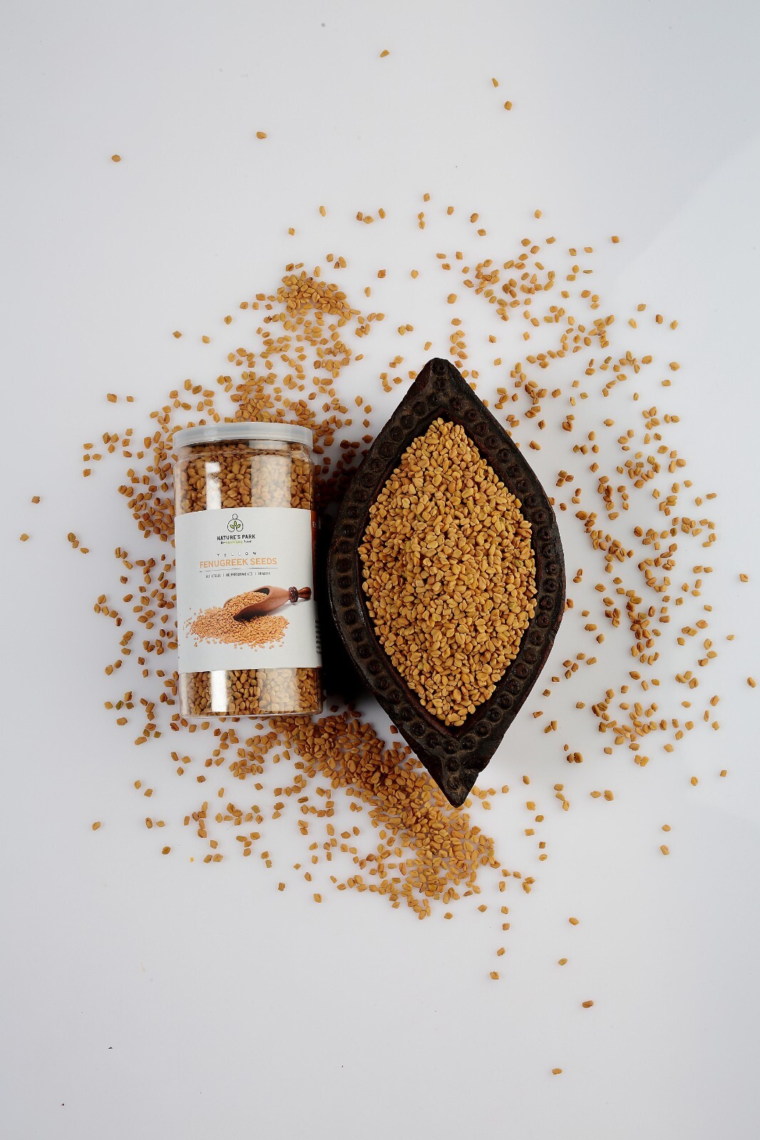 FENUGREEK SEED YELLOW(Dana-methi)-Indian Origin|Used in Cooking|All Natural|175G