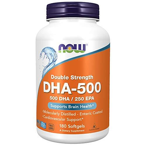NOW FOODS DHA-500, Double Strength – 180 Softgels