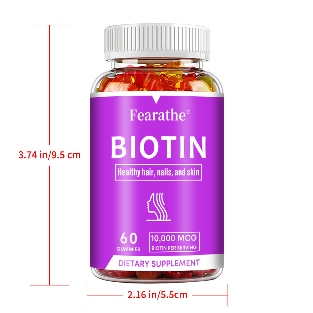 Biotin Supplement, 10000mcg, Rapid Release Gummies EXP. 09/26