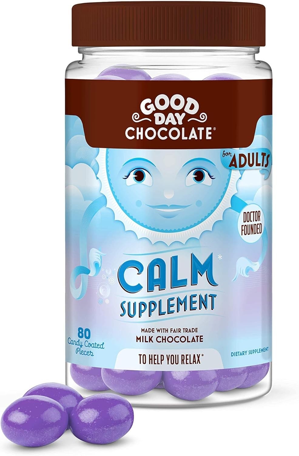 Good Day Chocolate Adult’S Calm 80 Pieces