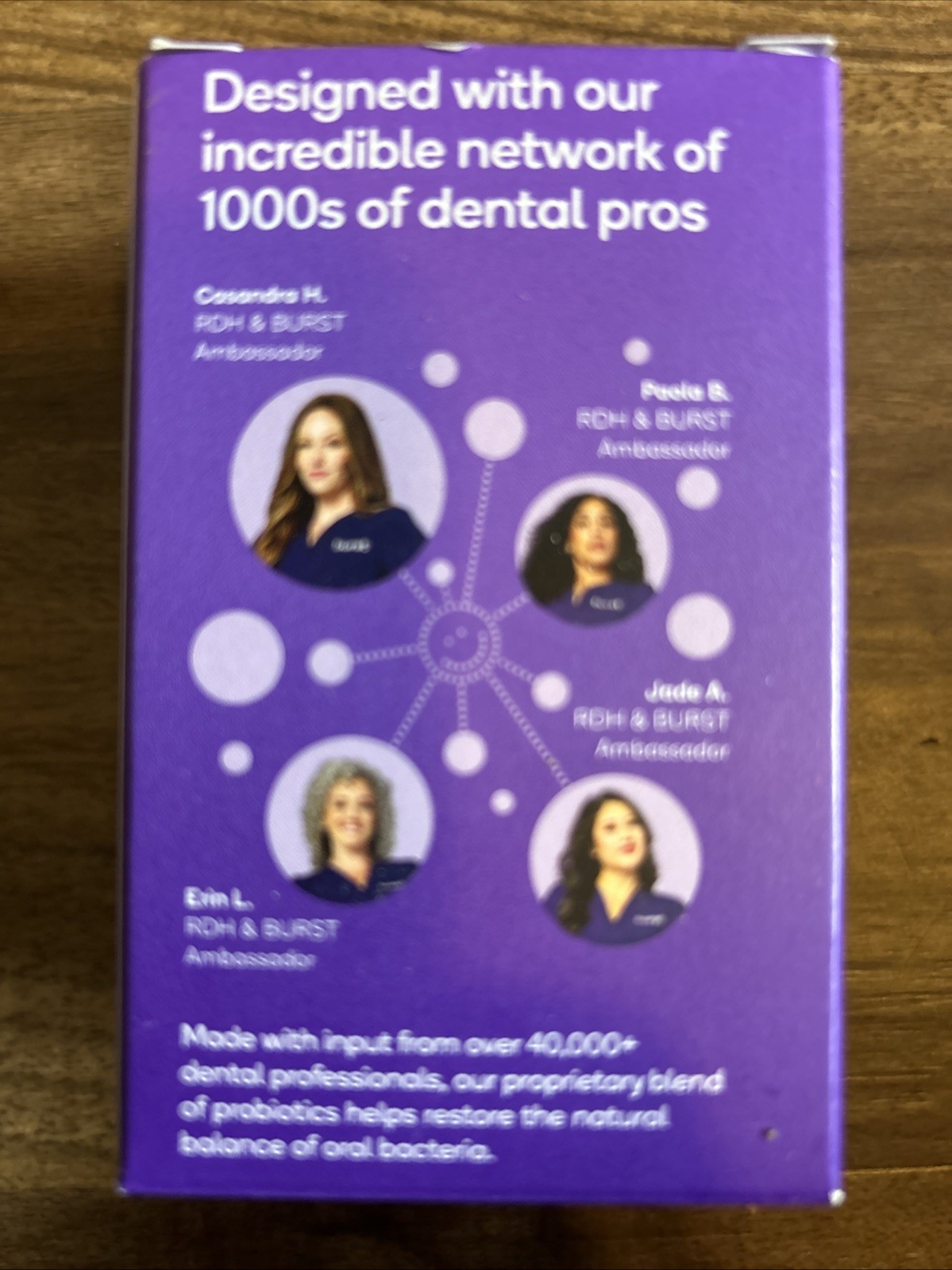 Burst Dental Probiotics 45 Count for Healthy GUMS FRESH BREATH 11/2026 Sealed