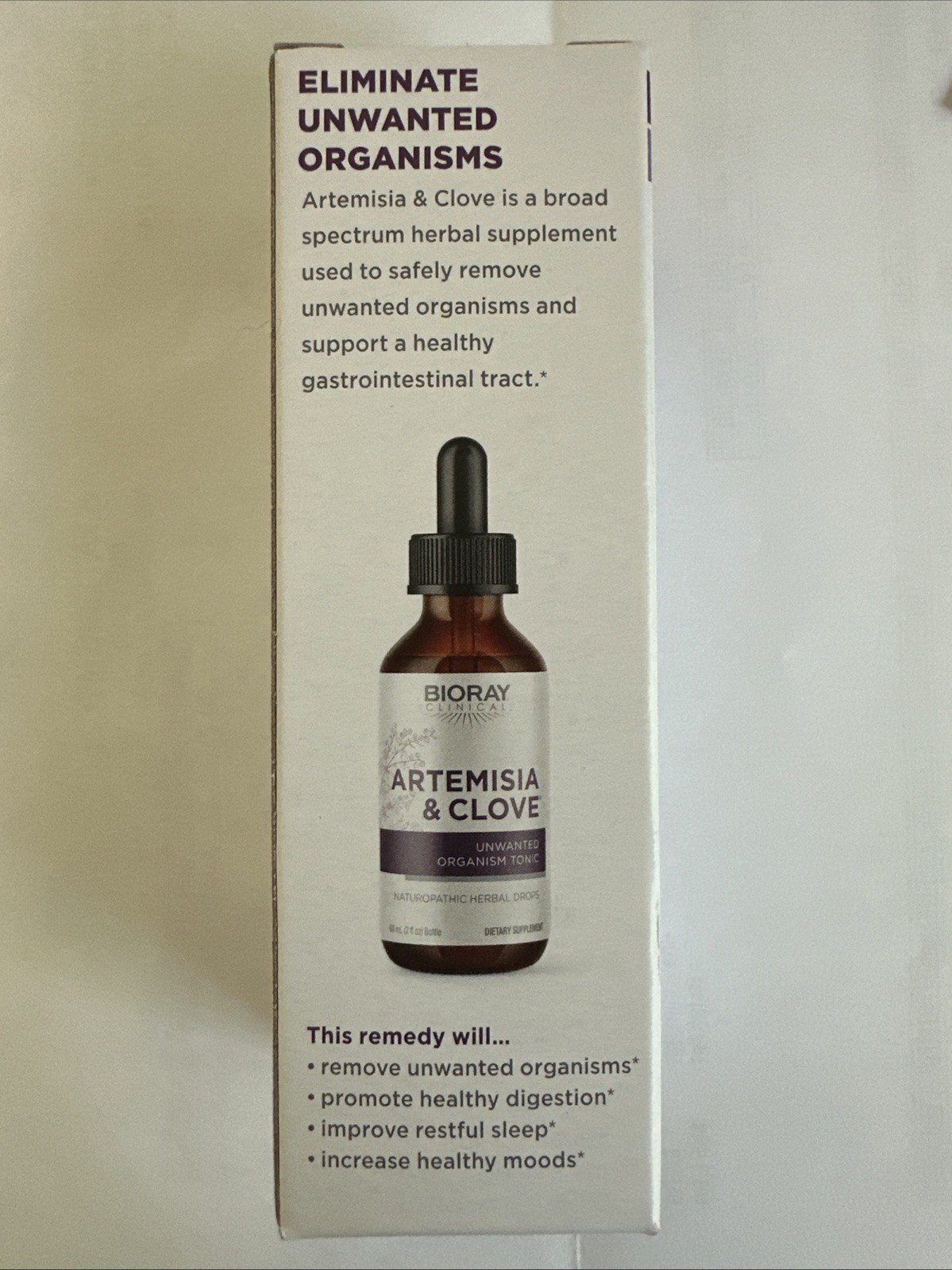 Bioray Inc Artemisia Clove 2 fl oz 59 ml GMP Quality Assured, NSF Certified