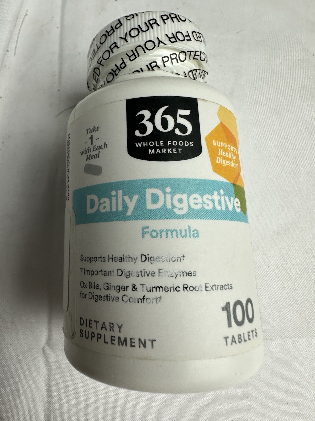 365 Whole Foods Market Dietary Supplement Daily Digestive Formula 100 Tablet
