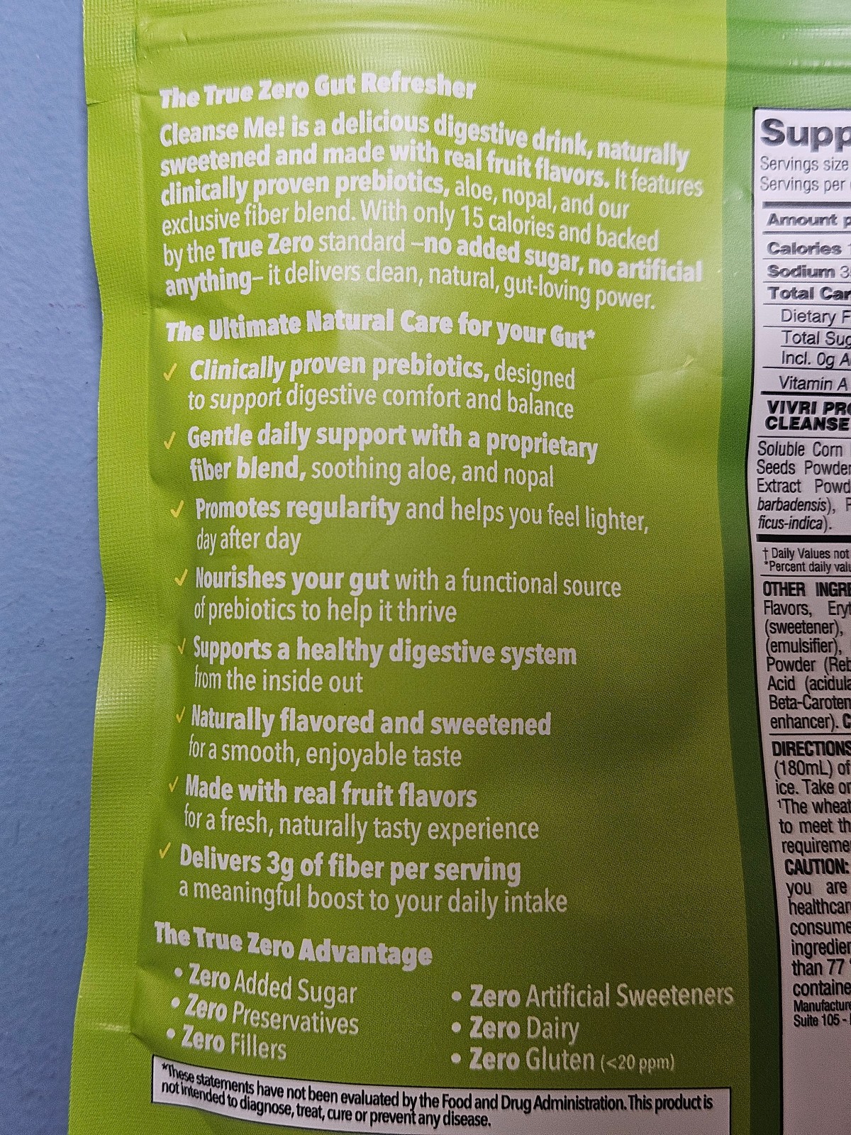 30 Servings VIVRI Cleanse Me Lime Lemon Chia Cleanser – Exp 10/27 – New & Sealed
