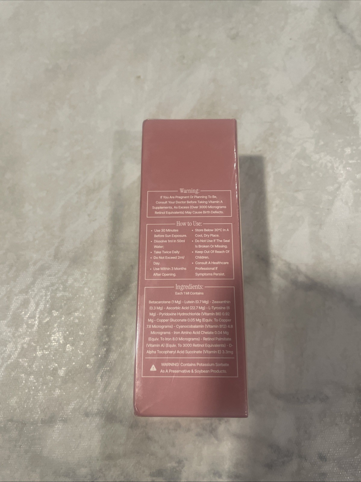 Sorelle The Glow You Drink Dietary Supplement 50ml Watermelon Flavor