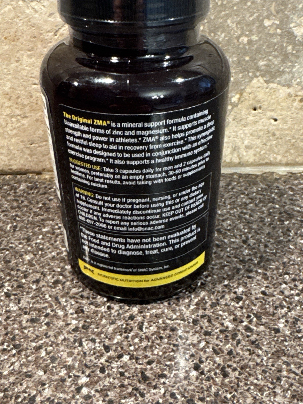 SNAC ZMA Original Recovery & Sleep Supplement 90 Capsules Exp 8/2026 Sealed