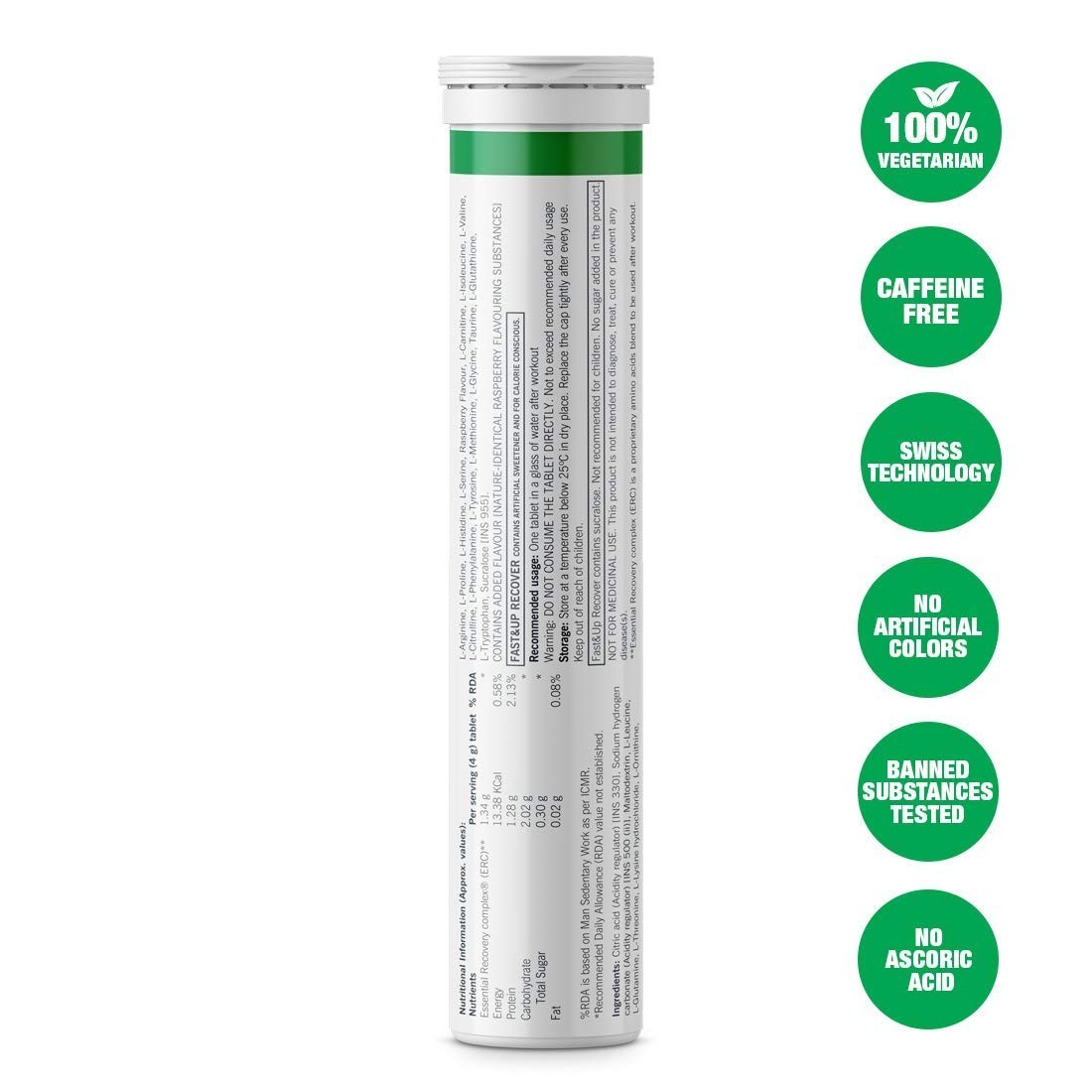 Fast&Up Recover Essential Amino Acids (20 Effervescent Tablets) Post Workout