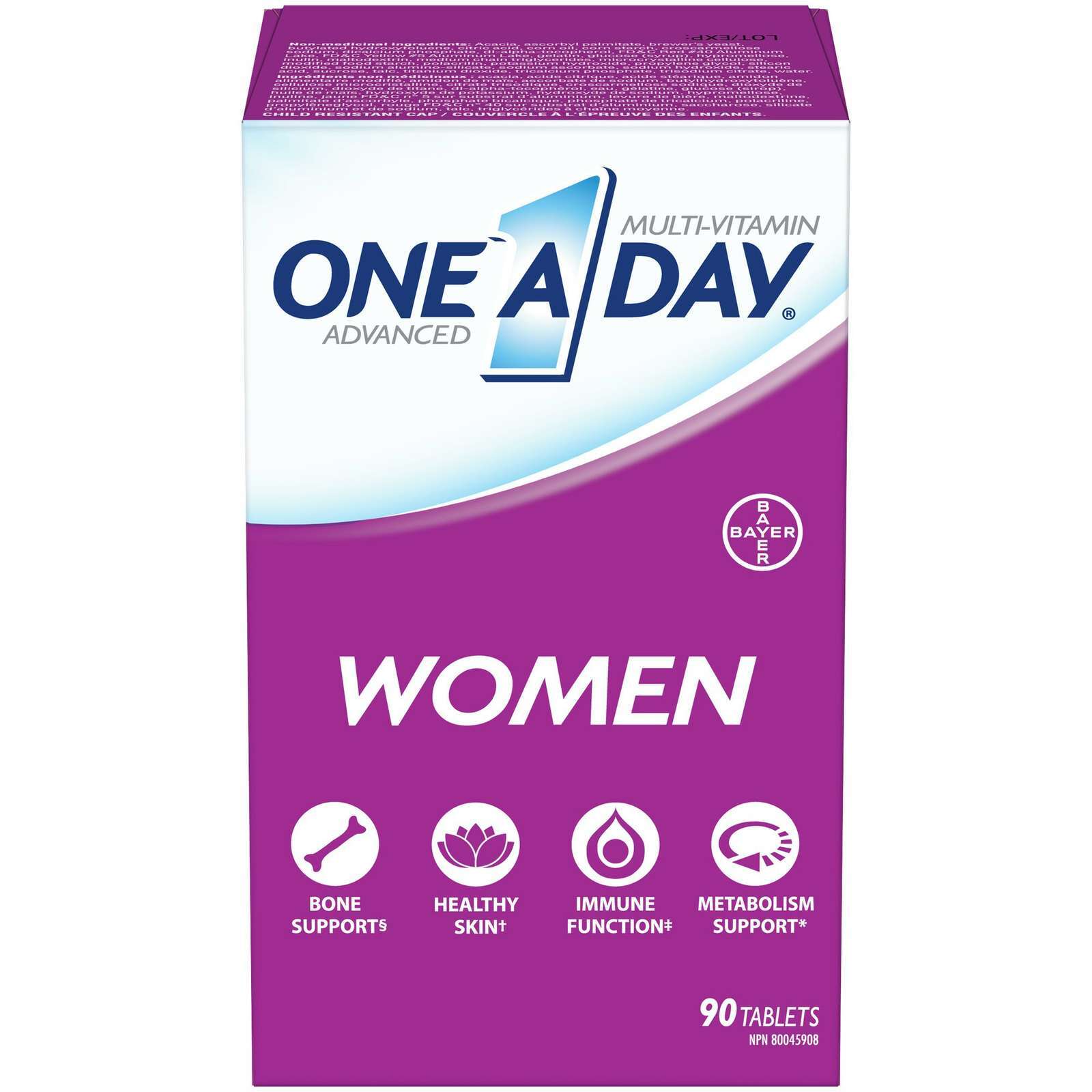 One A Day Women’s Multivitamin Tablet Formulated Minerals Metabolism 90 pcs NEW