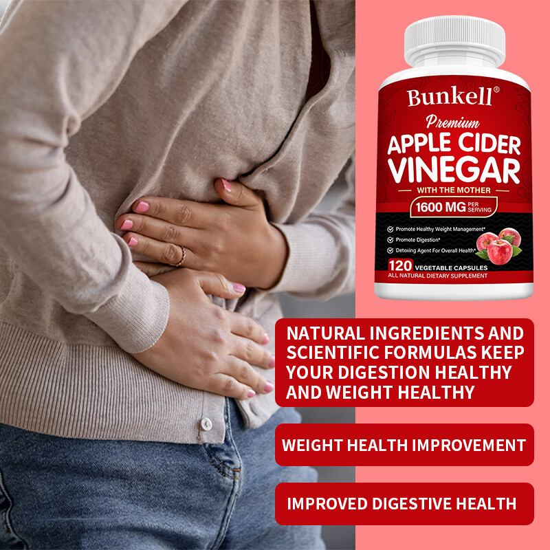 Apple Cider Vinegar Capsules – Detoxification, Weight Loss and Fat Reduction