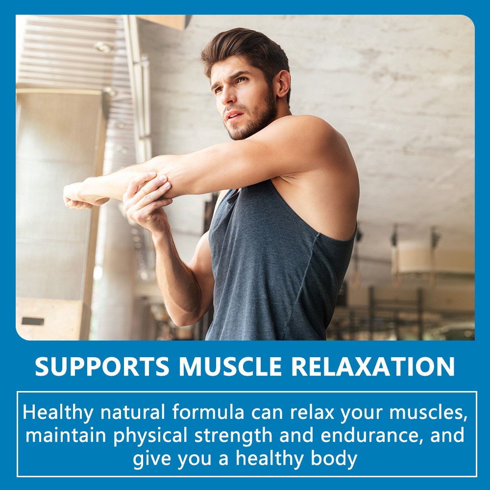 Magnesium Lysinate Glycinate Supplements Supports Muscle Relaxation 120 Capsules