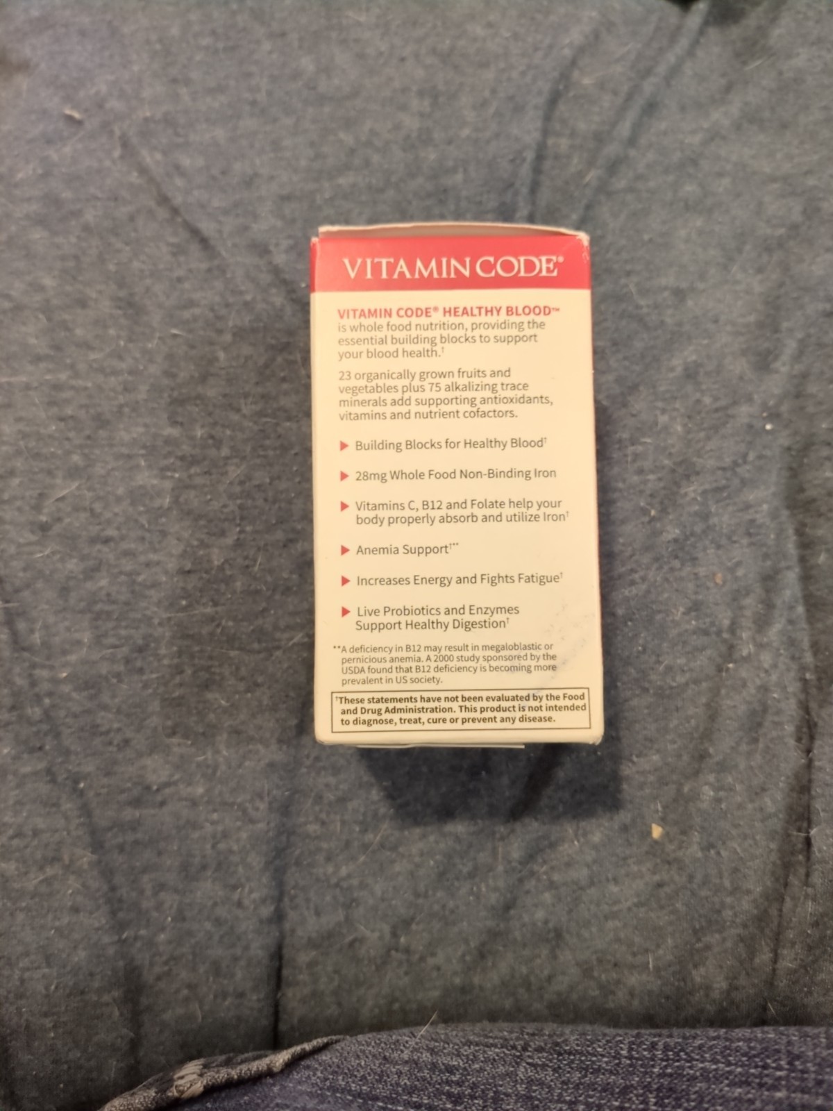 Vitamin Code Healthy Blood: 60 Vegan Caps / Garden Of Life