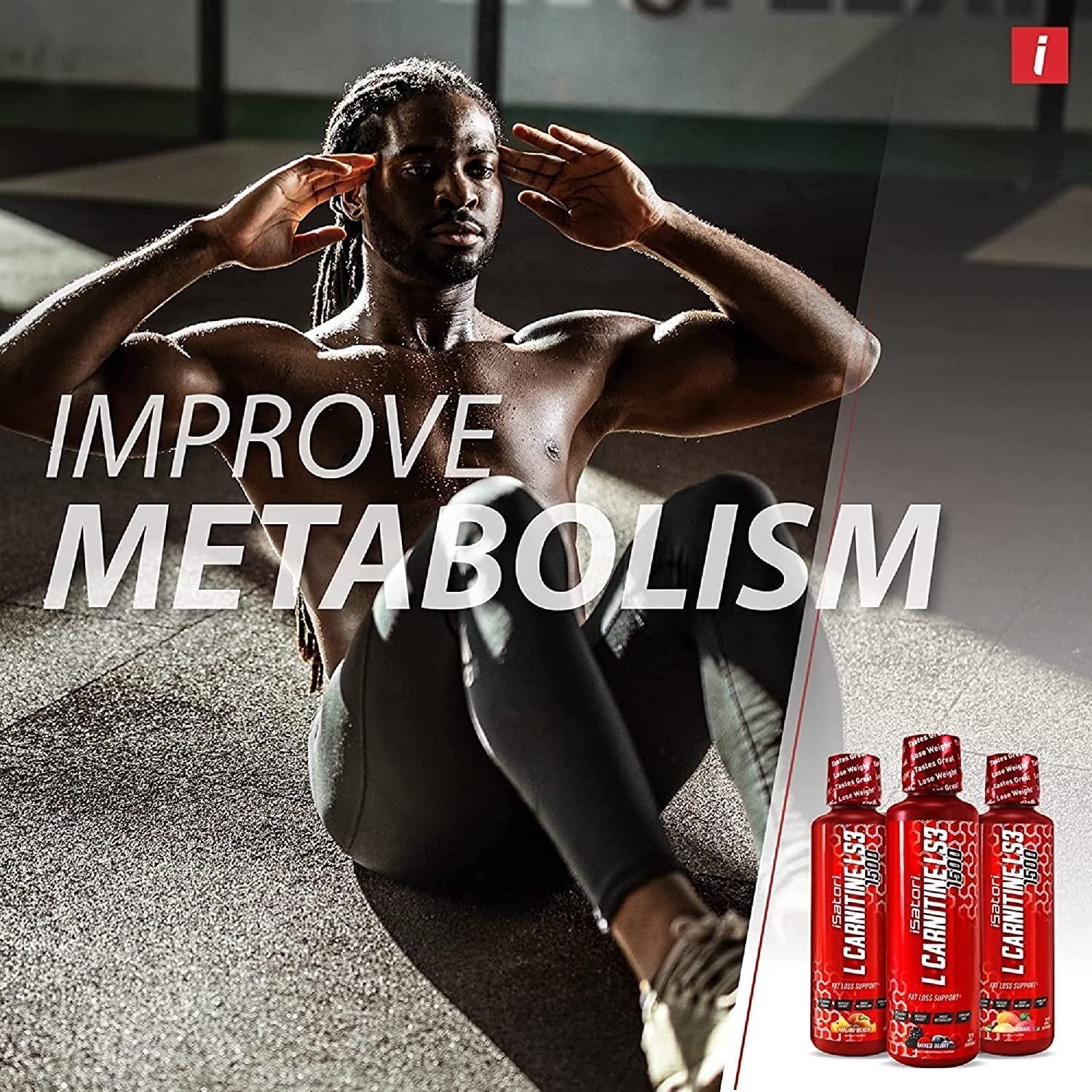 iSatori L-Carnitine LS3 3000 Liquid Supplement – Boost Energy & Metabolism