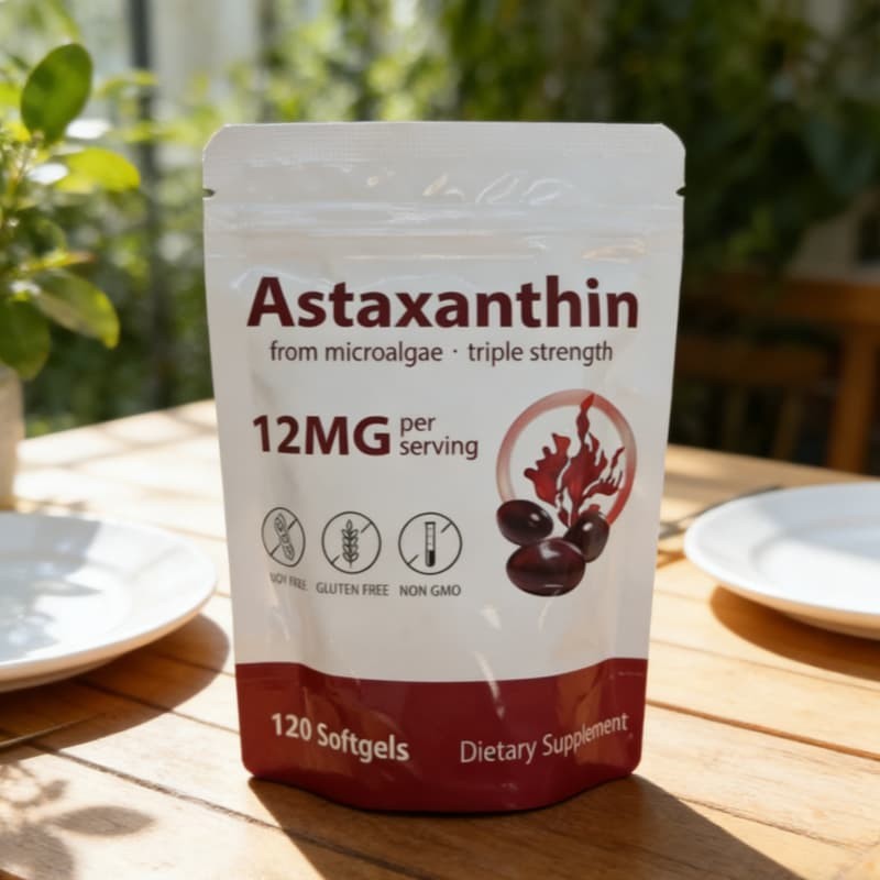 120 Softgels Premium Antioxidant Supplements 12mg Astaxanthin Supplements,
