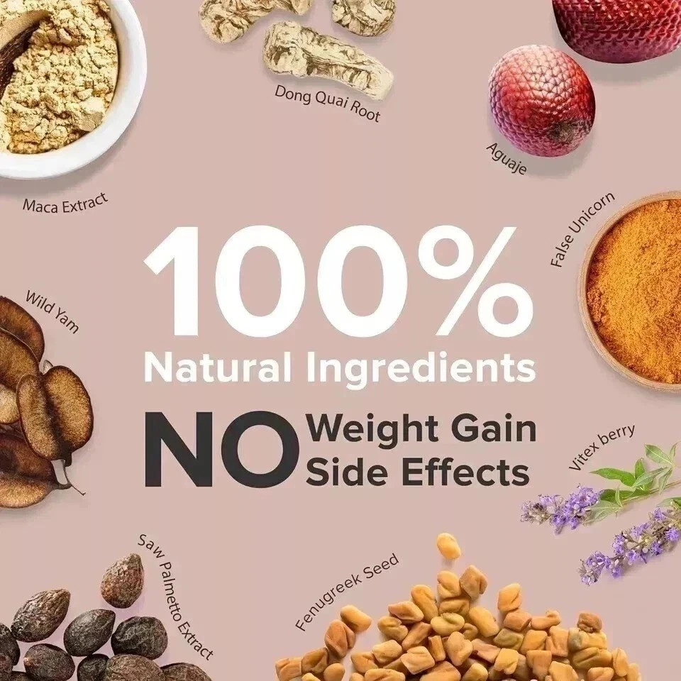 BOOTY, HIPS & LEGS GROWTH – Maca Root for Women – Natural Curve Support 60 Pills