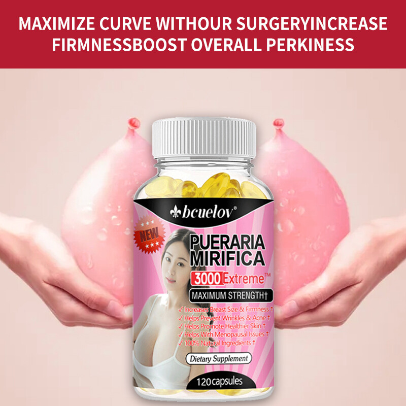 Pueraria Mirifica extractbcapsules 1,000 Mg Increases Breast Size& Firmness