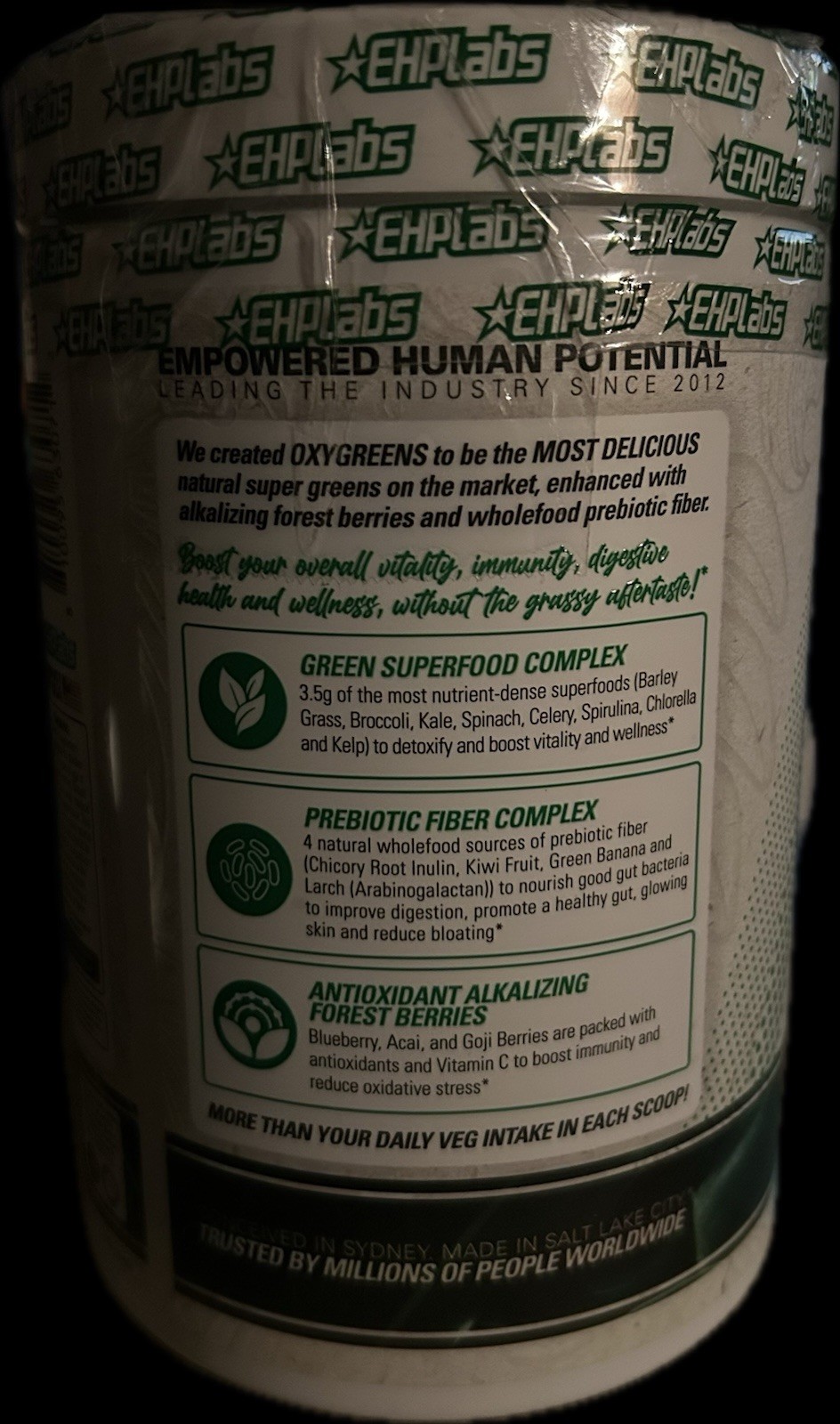 EHP Labs OxyGreens Super Greens Powder Guava Paradise 30 Serves Exp 01/26