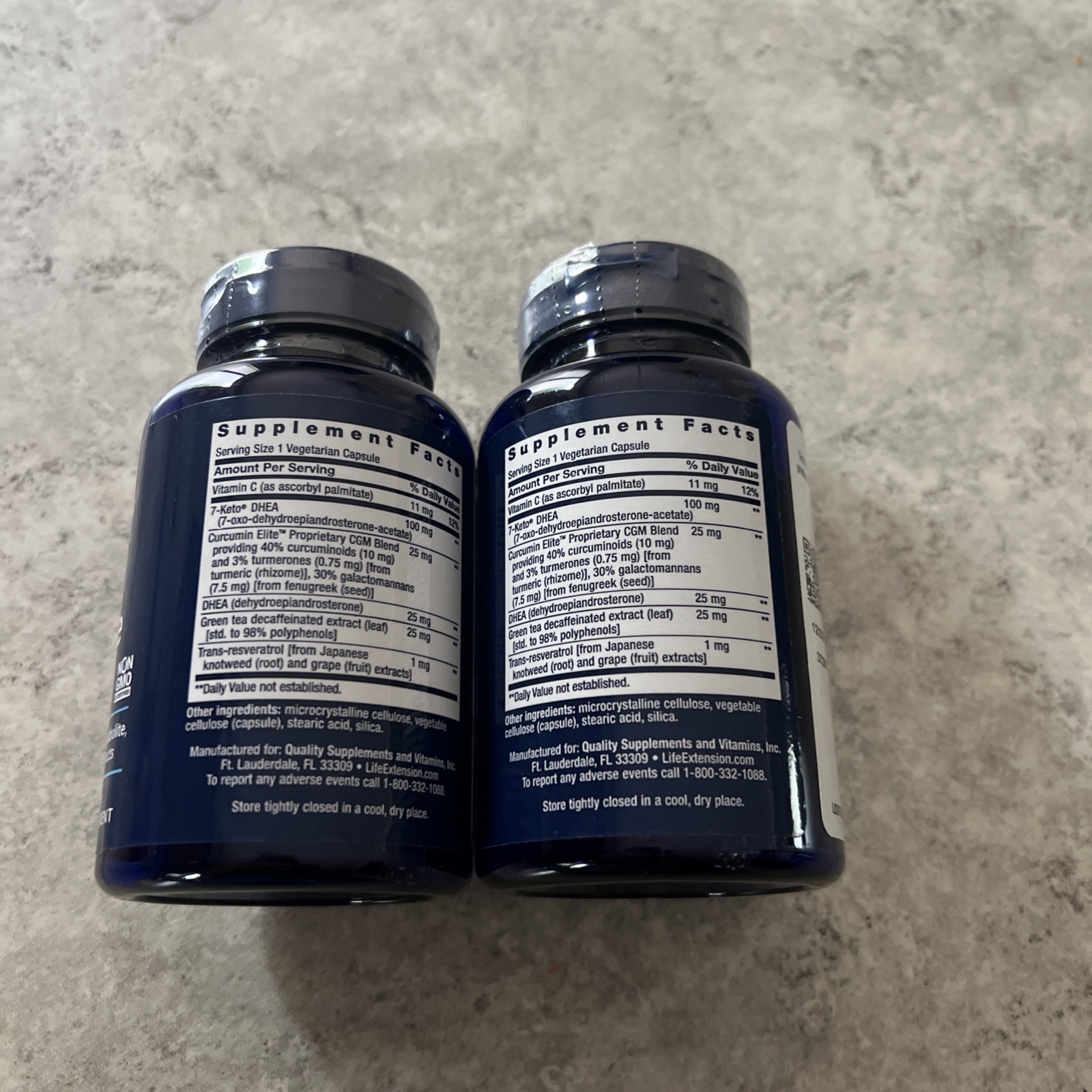 2X Life Extension DHEA COMPLETE 60 Veg Caps EXP 12/2027