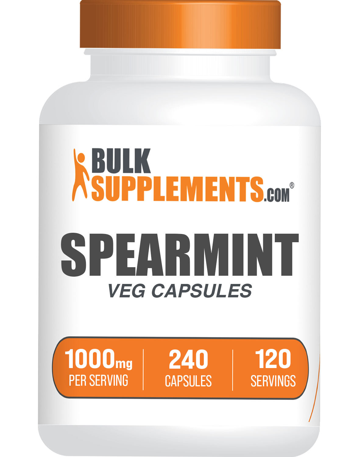 BulkSupplements Spearmint Extract Capsules – 1000mg per Serving – 240 Capsules
